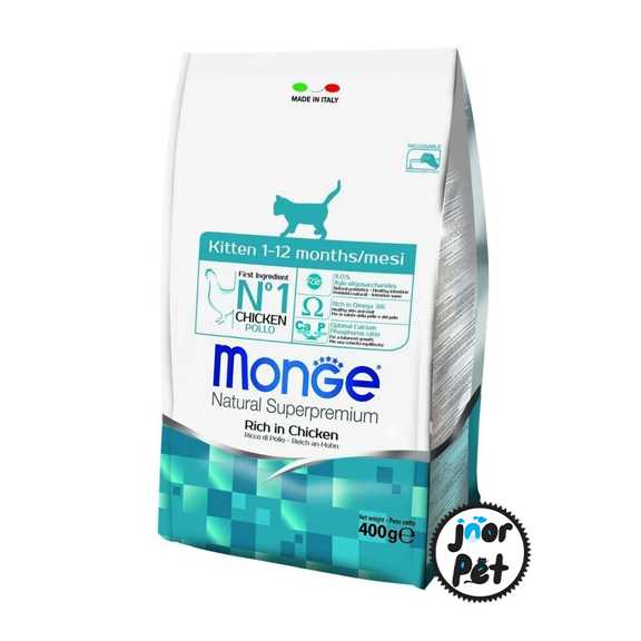 غذاخشک گربه مونژه کیتن 400 گرمی